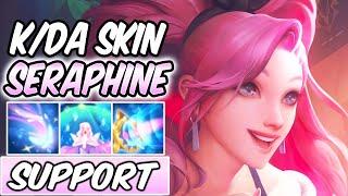 S+ SERAPHINE SUPPORT K/DA ALL OUT INDIE AP GAMEPLAY - SERAPHINE ULTIMATE SKIN -League of Legends