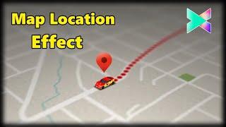 Map Location Motion Tracking Effect Filmora X Tutorial 2020