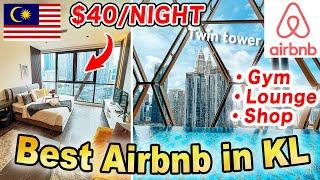 【MALAYSIA 】$40/NIGHT️BEST LUXURY AIRBNB in Kuala Lumpur Scarletz Suites KL City Centre| EXSIM