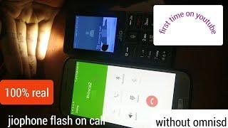 jiophone flash on call | Notification light in jiophone | 100% real | without omnisd or pc