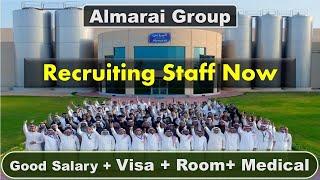 Almarai Company Jobs In Dubai and Saudi Arabia With Visa 2024 #almaraijobs #dubaijobs