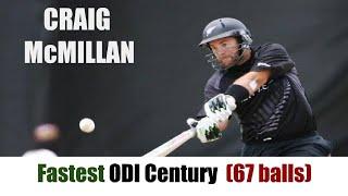 CRAIG McMILLAN | Fastest ODI Century | AUSTRALIA tour of NEW ZEALAND | 100 off 67