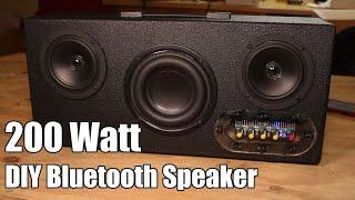 DIY Executive 200 Watt Portable Bluetooth Speaker Kit Quick Build