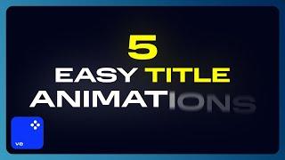 How to Make 5 Title Animations in Movavi Video Editor 2024? [STEP-BY-STEP TUTORIAL]