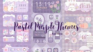 pastel purple themes for vivo ‍️