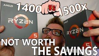 AMD Ryzen 5 1400 Vs 1500x Overclock Benchmarks