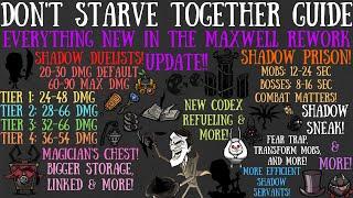 NEW FULL Maxwell Rework Update! Every NEW Change! - Don't Starve Together Guide