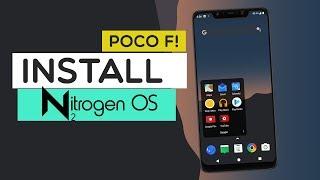 POCOPHONE F1 - INSTALL NITROGEN OS STABLE ROM || STOCK ANDROID 9.0 Pie FOR POCO F1! * EASY METHOD *