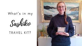 Whats in my sashiko travel stitch kit?