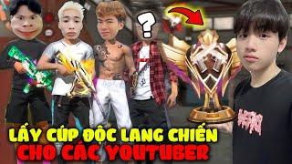 Supi Lấy Cúp Độc Lang Chiến Giúp Các Youtuber Free Fire !!!