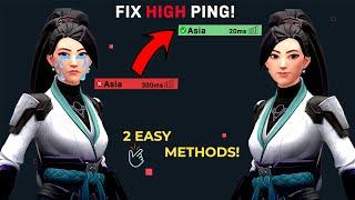 How to fix high ping in Valorant 2023!!