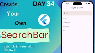 Flutter Search Bar || Search Bar in Flutter || Flutter ListView Search With TextField || Search Bar