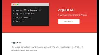 Creating new Angular Project using Angular CLI