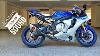 YAMAHA R1 With Akrapovic Exhaust -- Short Spin And Insane Revving 