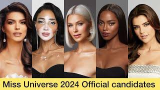 Miss Universe 2024 Official Candidates #missuniverse #missuniverso #missuniverse2024