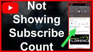 YouTube Subscriber Count Not Showing - FIX!