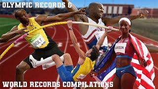 MIND BLOWING Olympic/World Record Compilation! | Sports 7/52 Moments