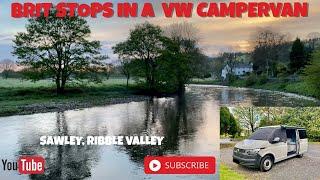 SOLO FEMALE VW CAMPER VAN TRAVEL - BRIT STOPS near SAWLEY ABBEY, Lancashire