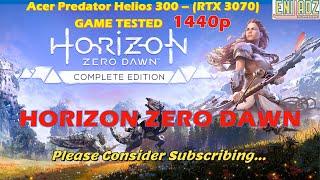 Acer Predator Helios 300-RTX 3070-tested in HORIZON ZERO DAWN COMPLETE EDITION Gameplay