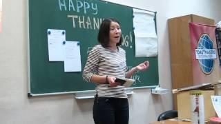 Moscow Free Speakers 21 11 2013 Invocation by Marina Zsoy