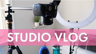 STUDIO VLOG | Creating a new illustration course and talking filming equipment