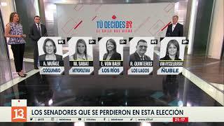 Los senadores que perdieron las Elecciones 2021 #T13TeExplica