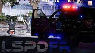 Guy Brandishes Toy Gun Almost Gets Shot - GTA 5 LSPDFR