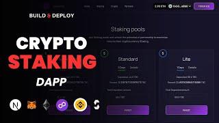 Create a Token Staking DApp & Earn Rewards with ICO using Next.js, WAGMI & Deploy on Any Blockchain!