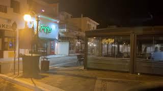 Naxos Beaches is Live - Night Drive Naxos Babylonia Bar!!  October 2021