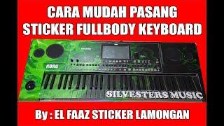 PASANG STICKER FULLBODY KEYBOARD KORG PA600