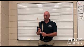 Teaching Downstrokes to Beginning Percussionists with Michael Huestis for PAS Classroom