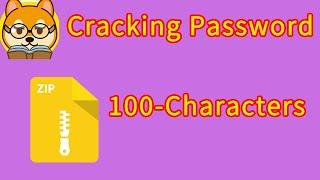 (2024) Cracking 100-character Zip Password (Plaintext Attack)