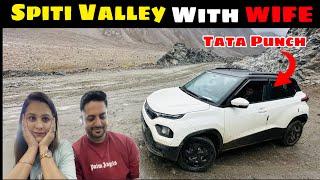 SPITI VALLEY Road Trip with WIFE In TATA PUNCH 2024 | Delhi to Manali | EP 1