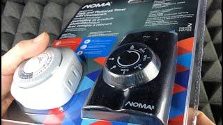 Noma Mechanical Daily & Photocell Timer with Countdown | Indoor/Outdoor Timer Unboxing