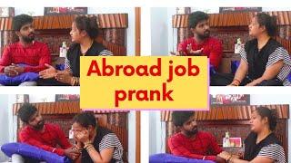 Going abroad alone prank on wife| Unexpected prank| *she Cried*