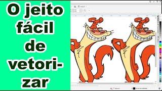 O jeito mais fácil de vetorizar uma imagem no CorelDRAW