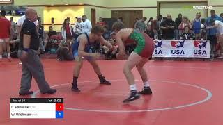 2018 Marine Corps US Open/UWW Junior Freestyle 74 Rnd Of 64 - Layn Pannkuk (Olym) Vs. Wilder Wichm