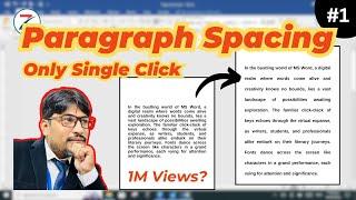 How to Paragraph Spacing in MS Word - Zeeinfotech