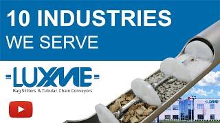 10 Industries Luxme Serves: Tubular Conveying Systems and other Material Handling Solutions