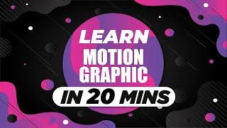 Learn Motion Graphics in Just 20 Minutes | After Effects Tutorial In Bangla | Logo Animation 2021