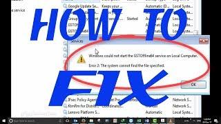 How To Change Windows Service Executable File Path | Error The system cannot find the file specified