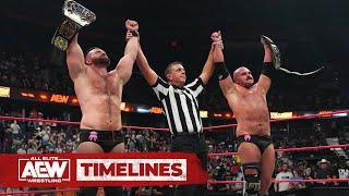 TAG TEAM GREATNESS: FTR Title Defenses! | AEW TIMELINES