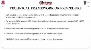 Life Cycle Assessment (LCA)