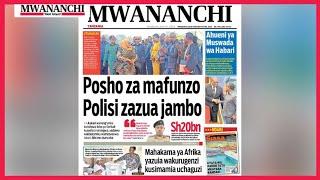 #𝐋𝐈𝐕𝐄: MORNING MWANANCHI: Posho za mafunzo Polisi zazua Gumzo