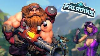 Paladins - Attack Dwarf Barik [ 2Fort Loadout ]