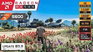 GTA 5 ENHANCED - RX 580 - RYZEN 5 5600