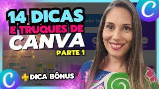 Tutoria de Canva: Dicas e Truques do CANVA para Iniciantes | PARTE 1