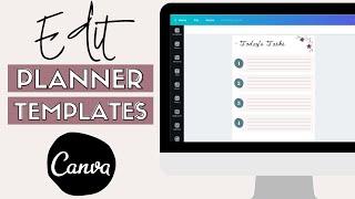 Canva Planner Template Tutorial | How To Design Planners To Sell