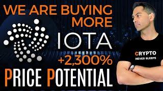 BUYING MORE IOTA Coins With 2,300% Potential | IOTA CRYPTO NEWS & IOTA Price Prediction 2024 - 2025