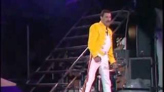 Queen -  at Wembley Stadium 11  july .friday (rare video) a kind of magic